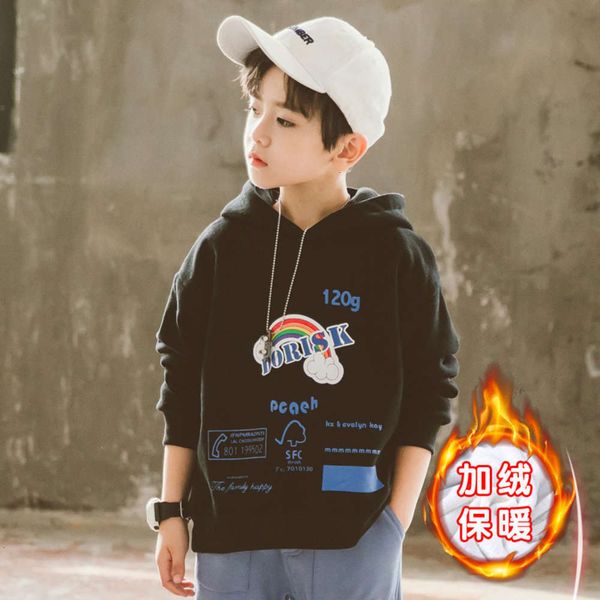 winter children's plush 2020 hooded sweater korean casual pullover boys' and girls' printed warm rhm9, Black
winter children's plush 2020 hooded sweater korean casual pullover boys' and girls' printed warm rhm9, Black