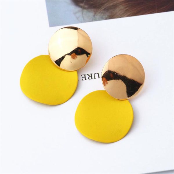 dangle & chandelier korean style womens drop earrings fashion jewelry yellow metal round pendientes geometric 2021 bijoux, Silver
dangle & chandelier korean style womens drop earrings fashion jewelry yellow metal round pendientes geometric 2021 bijoux, Silver