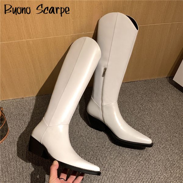 designer pointed toe women's shoes casual chunky heel long boots genuine leather zipper boots female party dancing shoes winter, Black
designer pointed toe women's shoes casual chunky heel long boots genuine leather zipper boots female party dancing shoes winter, Black