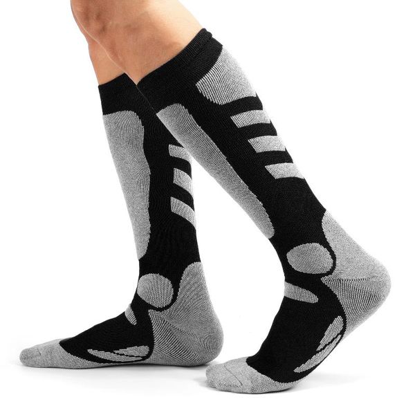 lixada 2 pairs men's sports socks professional ski socks thick knit winter athletic stockings outdoor breathable quick dry, Black
lixada 2 pairs men's sports socks professional ski socks thick knit winter athletic stockings outdoor breathable quick dry, Black