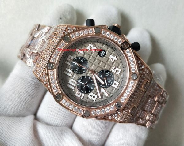 factory supplier elling 42mm diamond wristwatches quartz chronograph rose gold gray dial stainless steel mens watch watches, Slivery;brown
factory supplier elling 42mm diamond wristwatches quartz chronograph rose gold gray dial stainless steel mens watch watches, Slivery;brown