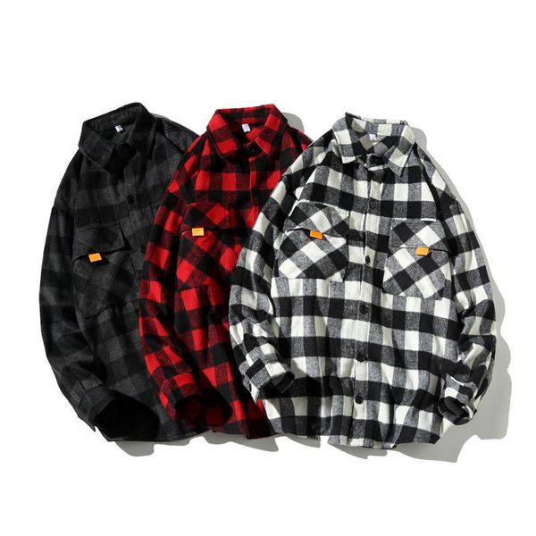 men plaid jackets plus size men clothing new casual long sleeve coat jacket woolen single breasted male jacket, Black
men plaid jackets plus size men clothing new casual long sleeve coat jacket woolen single breasted male jacket, Black