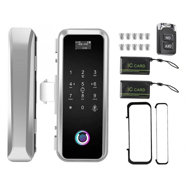 security system password lock glass door smart fingerprint remote control password card security anti-theft lock
security system password lock glass door smart fingerprint remote control password card security anti-theft lock