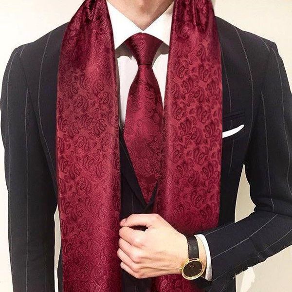 scarves men tie red jacquard paisley 100% silk set autumn winter casual business suit shirt shawl scarf 160*50cm barry.wang, Blue;gray
scarves men tie red jacquard paisley 100% silk set autumn winter casual business suit shirt shawl scarf 160*50cm barry.wang, Blue;gray