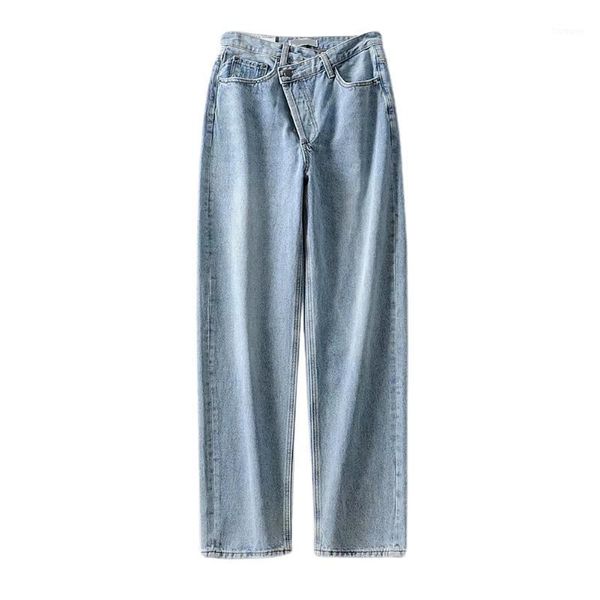 vintage women straight leg jeans asymmetric waist loose high waist jeans fashion casual women summer denim pants1, Blue
vintage women straight leg jeans asymmetric waist loose high waist jeans fashion casual women summer denim pants1, Blue