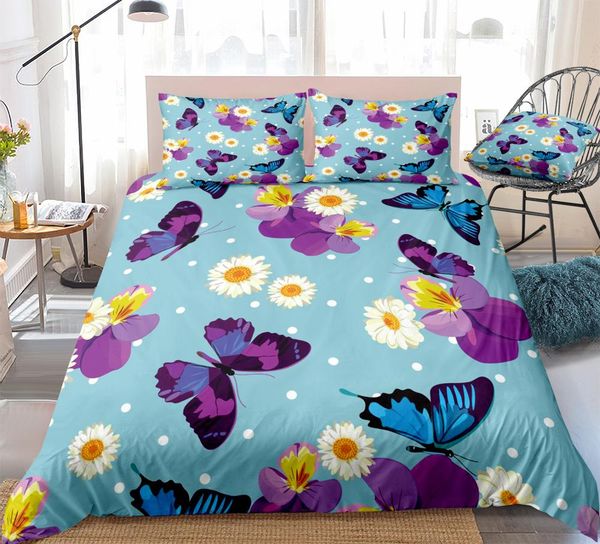 butterfly bedding set flower duvet cover set floral butterfly bed linen daisy flowers home textile boy girls bed set bedclothes
butterfly bedding set flower duvet cover set floral butterfly bed linen daisy flowers home textile boy girls bed set bedclothes