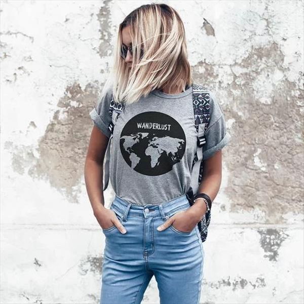 wanderlust карта printed женщины серый негабаритные классическая футболка лето коротким рукавом хлопок harajuku tops амп; тройники hipster, White
wanderlust карта printed женщины серый негабаритные классическая футболка лето коротким рукавом хлопок harajuku tops амп; тройники hipster, White