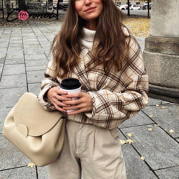 conmoto women fashion plaid artificial woolen autumn winter 2019 female high street belt short jackets and coats ladies c1111, Black
conmoto women fashion plaid artificial woolen autumn winter 2019 female high street belt short jackets and coats ladies c1111, Black