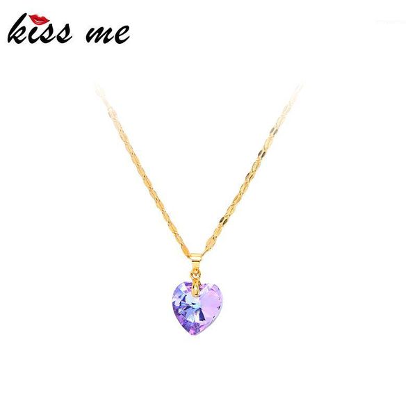 kissme delicate blue purple glass heart pendant necklace for women two color copper chain necklace new fashion jewelry wholesale1, Silver
kissme delicate blue purple glass heart pendant necklace for women two color copper chain necklace new fashion jewelry wholesale1, Silver