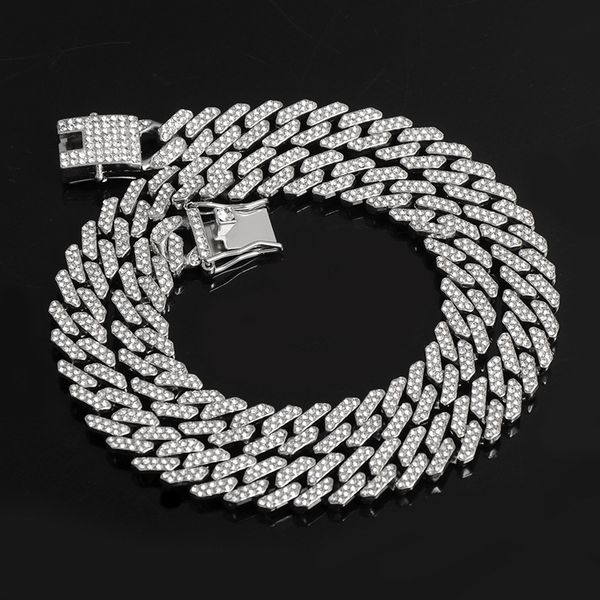 luxury men hip hop cuban chain necklace fashion 13mm rhombus cha necklaces iced out bling necklaces male hiphop jewelry gifts fashion design, Golden;silver
luxury men hip hop cuban chain necklace fashion 13mm rhombus cha necklaces iced out bling necklaces male hiphop jewelry gifts fashion design, Golden;silver