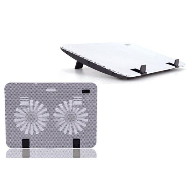 lapcooling pads metal panel dual fan cooler high speed notebook pad slim stand for 15.6 inch pc computer
lapcooling pads metal panel dual fan cooler high speed notebook pad slim stand for 15.6 inch pc computer