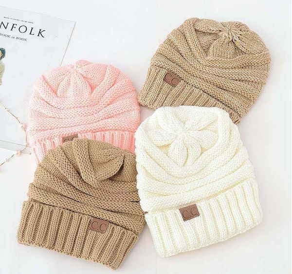 knitted hat beanies hat cc women warm winter simple style chunky soft stretch men knitted beanie skully hats 17 colors, Black;brown 
knitted hat beanies hat cc women warm winter simple style chunky soft stretch men knitted beanie skully hats 17 colors, Black;brown