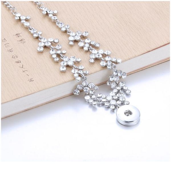new snap jewelry 18mm snap button necklace charm crystal rhinestone creative necklace fashion women bbyrno, Silver
new snap jewelry 18mm snap button necklace charm crystal rhinestone creative necklace fashion women bbyrno, Silver
