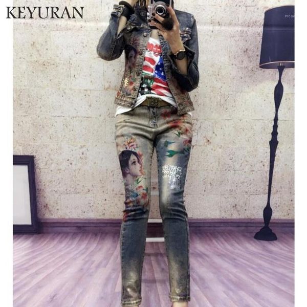 flowers print trends new winter fashion designer runway suit set women's floral pants set women denim coat + jeans 2 piece sets1, Gray
flowers print trends new winter fashion designer runway suit set women's floral pants set women denim coat + jeans 2 piece sets1, Gray