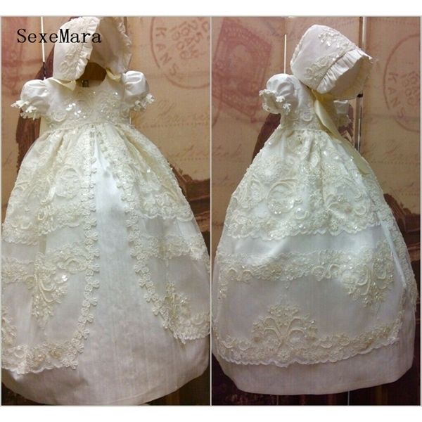ivory white baby girls christening gown lace pearls long baptism dress with bonnet ribbon newborn 6m 12m 18m 24m 1027, Red;yellow
ivory white baby girls christening gown lace pearls long baptism dress with bonnet ribbon newborn 6m 12m 18m 24m 1027, Red;yellow