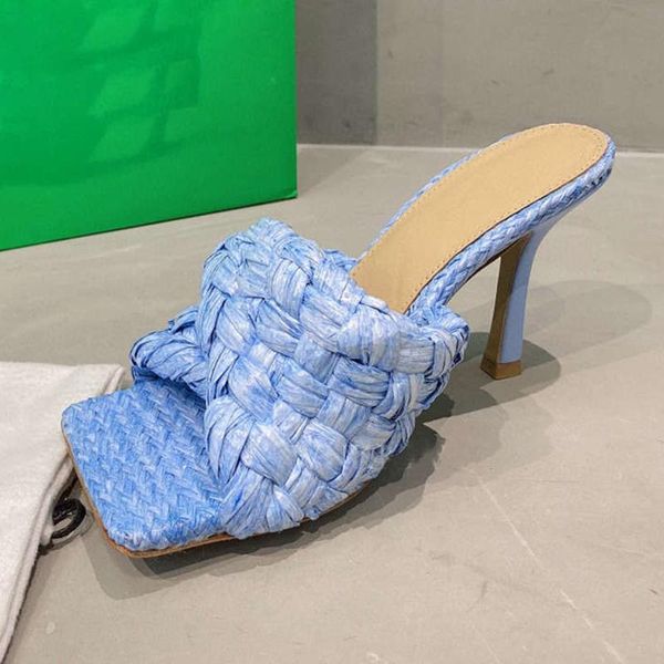 new sweety color cane weave slippers women square peep toe thin high heel sandals summer party dress sandalias runway shoes 2021, Black
new sweety color cane weave slippers women square peep toe thin high heel sandals summer party dress sandalias runway shoes 2021, Black