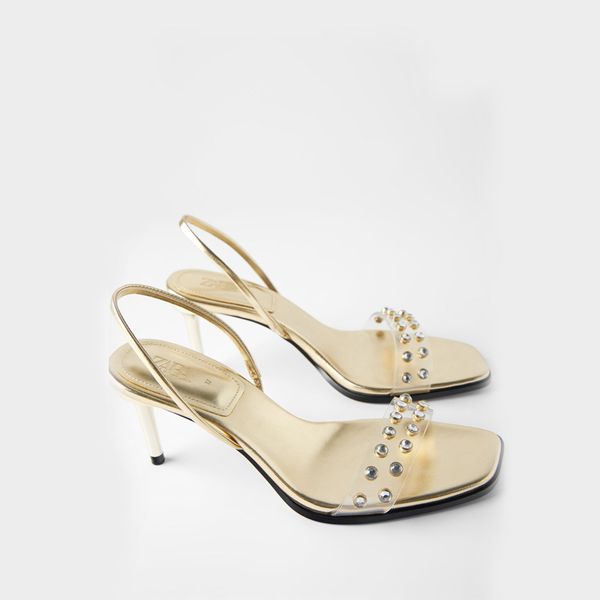 2020 new summer female sandals gold back strap sweet pvc with crystal thin heel lady's shoes sandals, Black
2020 new summer female sandals gold back strap sweet pvc with crystal thin heel lady's shoes sandals, Black