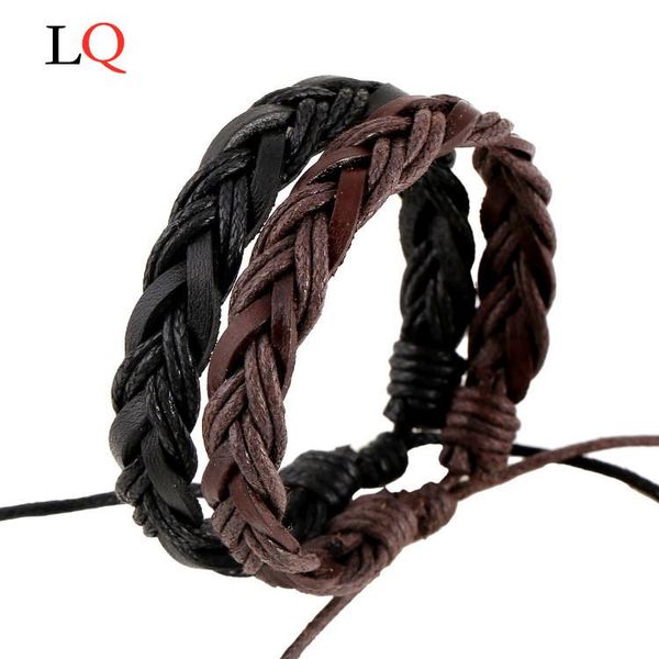 simple style black leather cord lucky bracelet adjustable for men women bracelets jewelry men leather bracelets wholesale bulk, Golden;silver
simple style black leather cord lucky bracelet adjustable for men women bracelets jewelry men leather bracelets wholesale bulk, Golden;silver