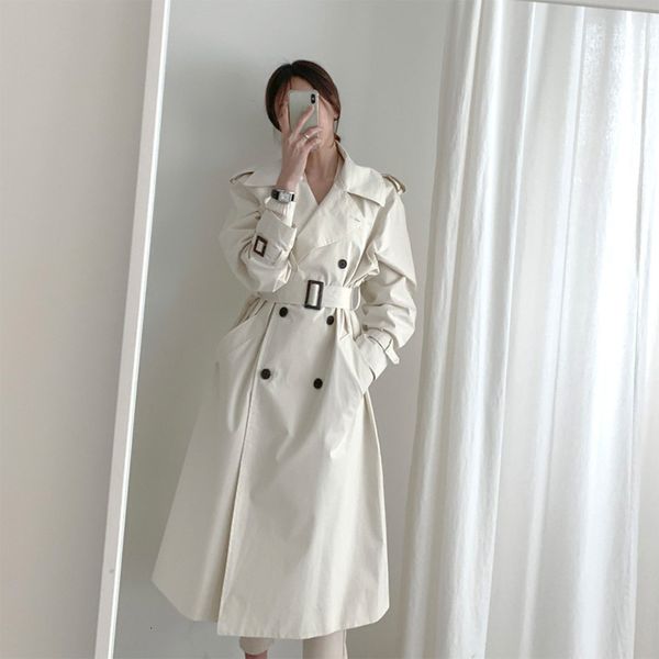 2021 new korean female spring medium autumn and belt fashion jacket sleeves stylish chic khaki trench coat dtu6, Tan;black
2021 new korean female spring medium autumn and belt fashion jacket sleeves stylish chic khaki trench coat dtu6, Tan;black
