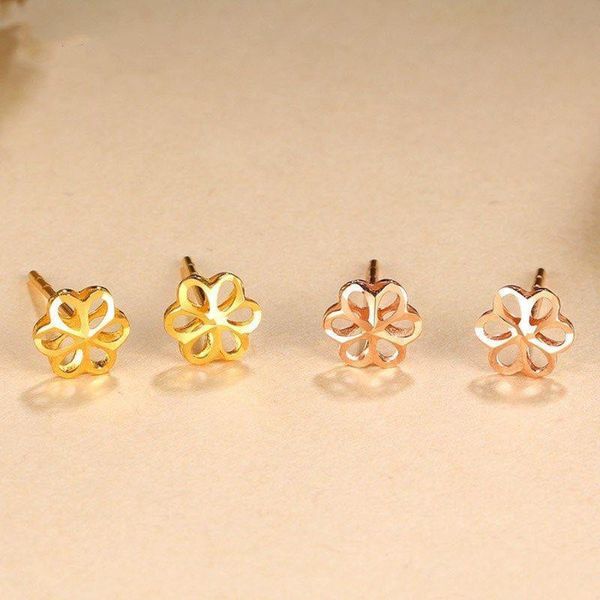 xf800 genuine 18k au750 gold stud earrings simple plum blossom design for women tassel earrings fine jewelry 2021 e527, Golden;silver
xf800 genuine 18k au750 gold stud earrings simple plum blossom design for women tassel earrings fine jewelry 2021 e527, Golden;silver