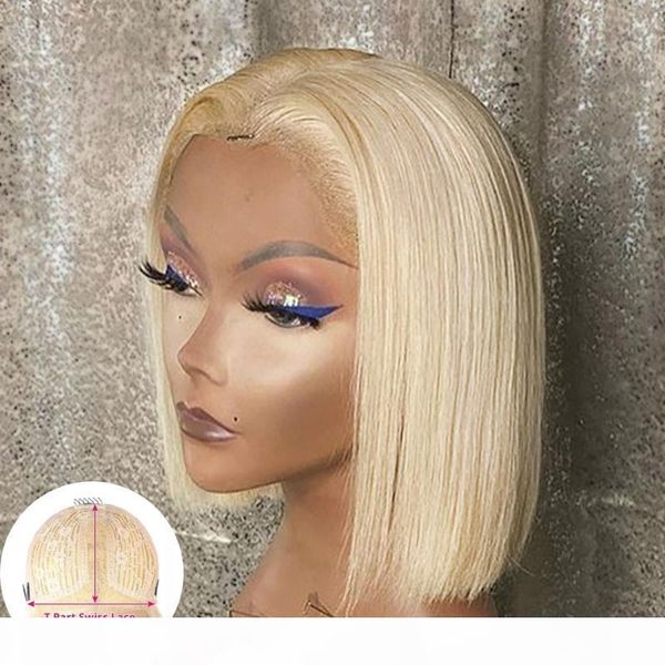 613 blonde t part lace wig middle part brazilian bob t lace wigs pre plucked remy hair with baby hair for black women, Black;brown
613 blonde t part lace wig middle part brazilian bob t lace wigs pre plucked remy hair with baby hair for black women, Black;brown