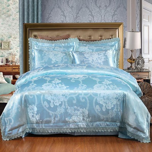 bedding sets 2021 luxury silk cotton satin jacquard set lace duvet cover bedsheet pillowcase bed linen king size 4pcs
bedding sets 2021 luxury silk cotton satin jacquard set lace duvet cover bedsheet pillowcase bed linen king size 4pcs