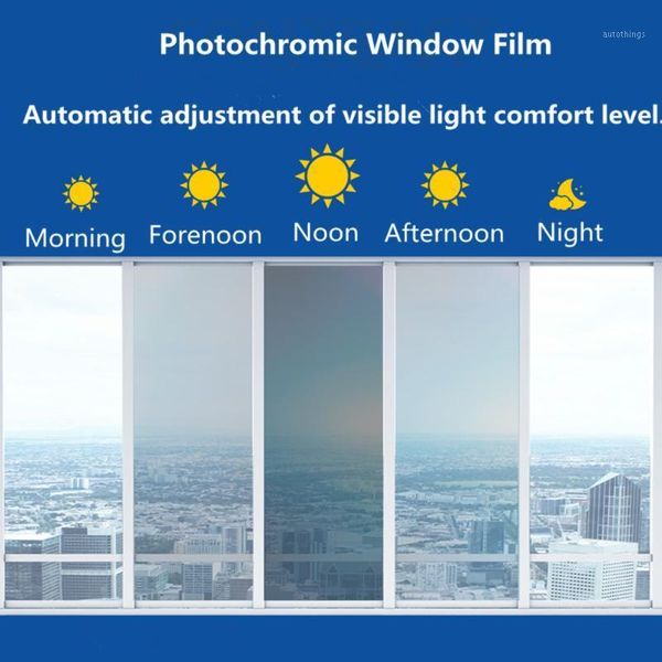 1.52x6m smart changed vlt45%-75% pchromic film car home window glass sticker sun shade film waterproof car foils1
1.52x6m smart changed vlt45%-75% pchromic film car home window glass sticker sun shade film waterproof car foils1