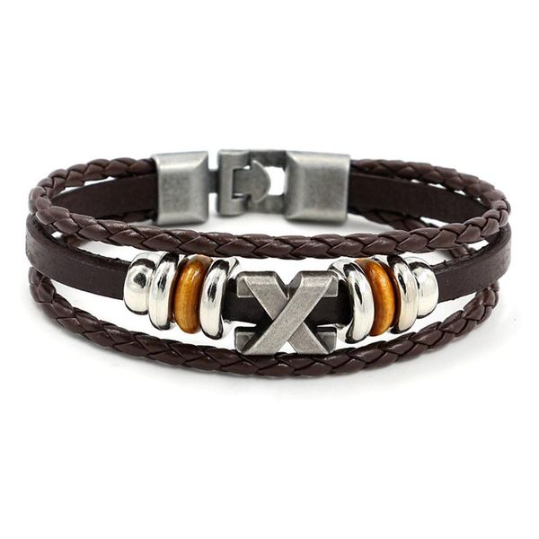 eif dock vintage genuine leather bracelet for men hand charm jewelry multilayer male bracelet handmade gift for cool boys sqcygy new_dhbest, Golden;silver
eif dock vintage genuine leather bracelet for men hand charm jewelry multilayer male bracelet handmade gift for cool boys sqcygy new_dhbest, Golden;silver