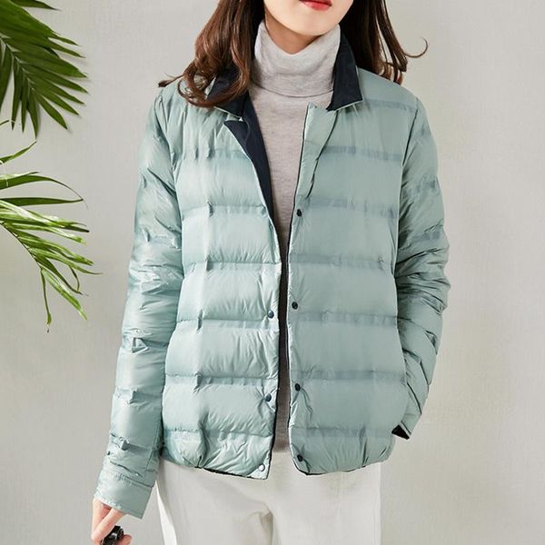 women's down & parkas coat stand collar double sided solid patchwork button slim female warm winter thick ladies jacket clothes, Black
women's down & parkas coat stand collar double sided solid patchwork button slim female warm winter thick ladies jacket clothes, Black