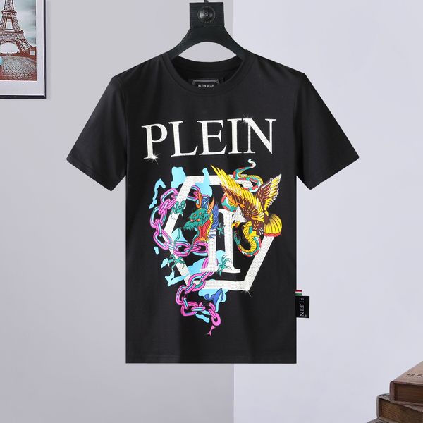 t-shirt round neck ss stones gothic plein men's t-shirts rhinestone skulls mens tshirts classical tees pb 16590, White;black
t-shirt round neck ss stones gothic plein men's t-shirts rhinestone skulls mens tshirts classical tees pb 16590, White;black