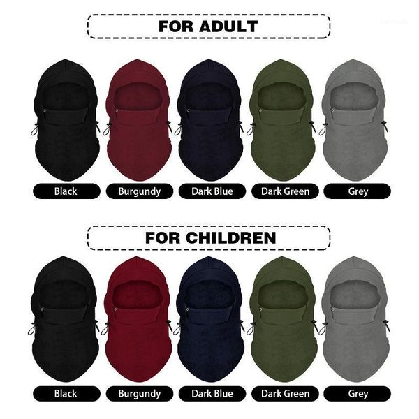 cycling caps & masks winter balaclava adult-child face cover warm windproof fleece adjustable drawstring multipurpose neck gaiter hat1, Black
cycling caps & masks winter balaclava adult-child face cover warm windproof fleece adjustable drawstring multipurpose neck gaiter hat1, Black