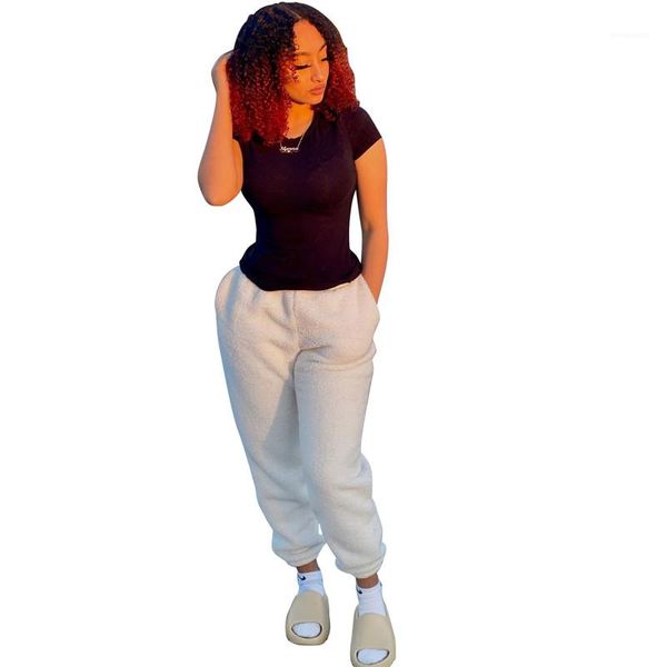 solid color sport style womens long household brushed pants casual female clothing with pocket womens pants fashion, Black;white
solid color sport style womens long household brushed pants casual female clothing with pocket womens pants fashion, Black;white