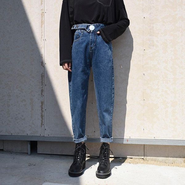 women's jeans women autumn high waisted womens loose boyfriend street style harem ladies waist denim pants baggy trousers1, Blue
women's jeans women autumn high waisted womens loose boyfriend street style harem ladies waist denim pants baggy trousers1, Blue