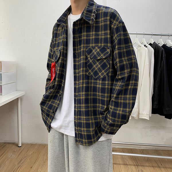 2021 casual brand plaid men's shirts long sleeves new spring autumn plus oversize m-5xl 8ubx, White;black
2021 casual brand plaid men's shirts long sleeves new spring autumn plus oversize m-5xl 8ubx, White;black