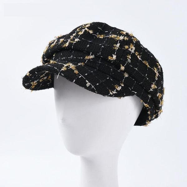 stingy brim hats autumn fashion retro berets women tweed octagonal female plaid sboy caps visor cap all-match painter hat, Blue;gray
stingy brim hats autumn fashion retro berets women tweed octagonal female plaid sboy caps visor cap all-match painter hat, Blue;gray
