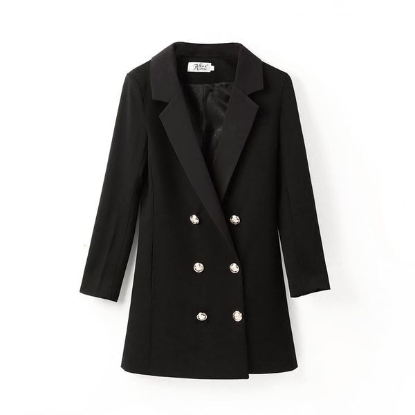 winter clothes women the spring and autumn period and the new korean style casual suit women's coat a long blazer for women, White;black
winter clothes women the spring and autumn period and the new korean style casual suit women's coat a long blazer for women, White;black