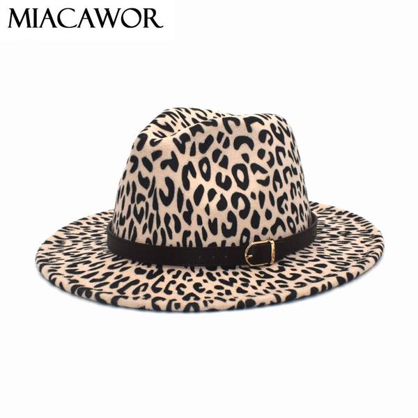 miacawor ladies fedora hat men's fashion leopard jazz hat winter warm black wool blend frederick f106, Blue;gray
miacawor ladies fedora hat men's fashion leopard jazz hat winter warm black wool blend frederick f106, Blue;gray