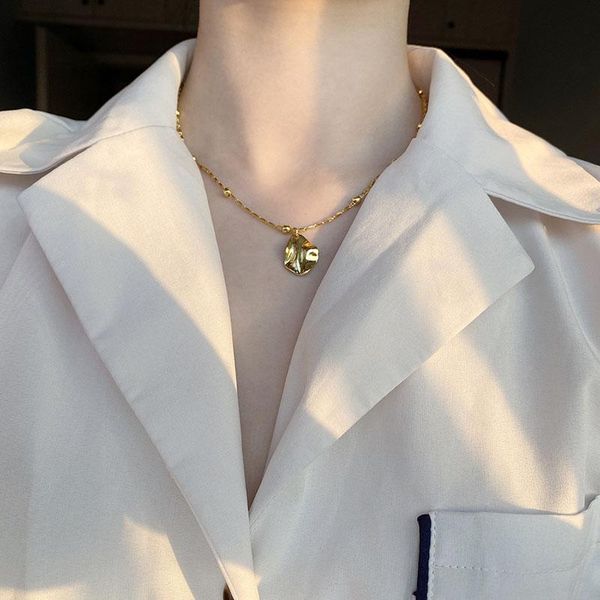 chains geometric irregular pendant necklace female unique design gold-plated clavicle chain temperament, Silver
chains geometric irregular pendant necklace female unique design gold-plated clavicle chain temperament, Silver