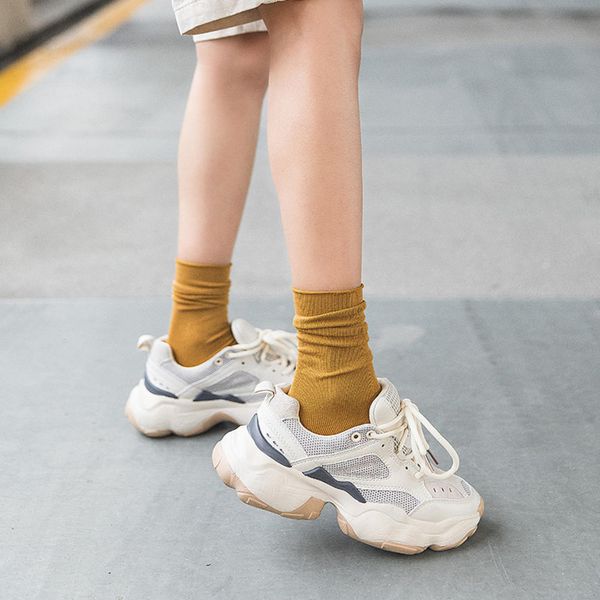 2020 new candy colored socks female spring autumn cotton solid color korean ins tide warm socks, Black
2020 new candy colored socks female spring autumn cotton solid color korean ins tide warm socks, Black