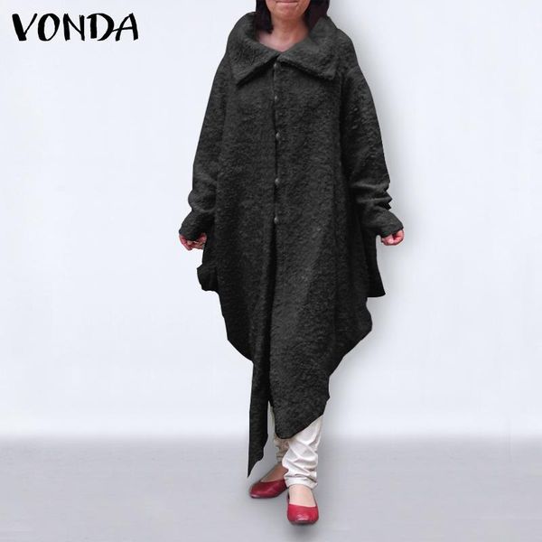 women's jackets autumn lapel long sleeve loose fashion women trench asymmetrical casual split outwear female solid buttons coats, Black;brown
women's jackets autumn lapel long sleeve loose fashion women trench asymmetrical casual split outwear female solid buttons coats, Black;brown