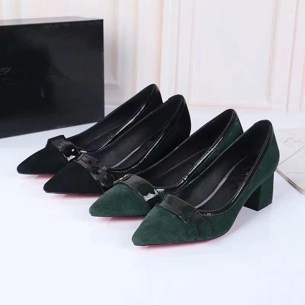 2020 summer leather single-shoe high-heeled shoes for women fashion square heel shoes with pointed toe1, Black
2020 summer leather single-shoe high-heeled shoes for women fashion square heel shoes with pointed toe1, Black