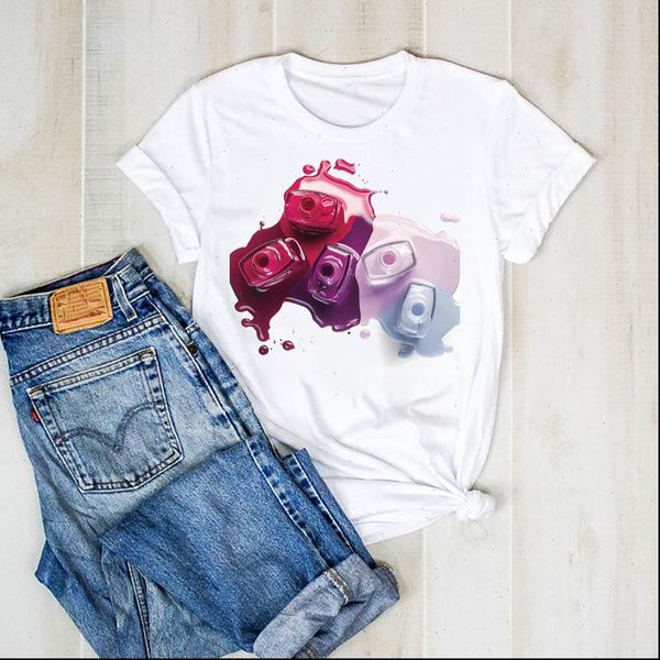 women print fashion fingernail cute 3d color lady ladies clothes graphict tee female tshirt womens shirt clothing t shirt, White
women print fashion fingernail cute 3d color lady ladies clothes graphict tee female tshirt womens shirt clothing t shirt, White