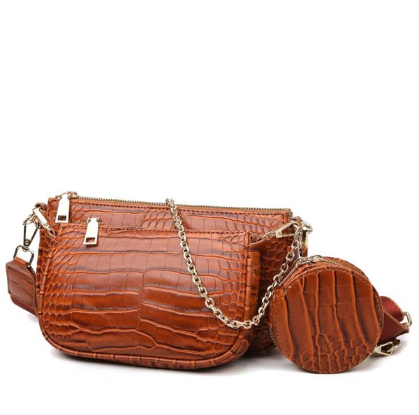crocodile pattern leather shoulder messenger bag casual crossbody bag women handbags totes 3 sets evening clutch bags
crocodile pattern leather shoulder messenger bag casual crossbody bag women handbags totes 3 sets evening clutch bags