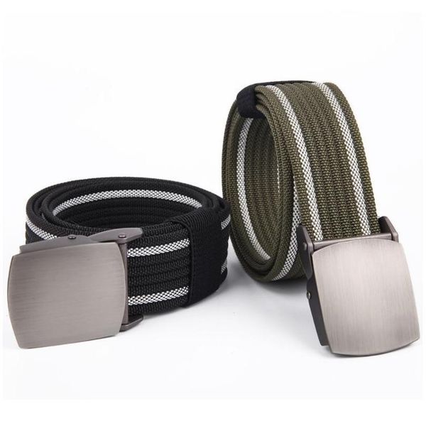men and women alloy buckle smooth buckle nylon canvas slim belt tactics outdoor trousers students military training bel jllgey, Black;brown
men and women alloy buckle smooth buckle nylon canvas slim belt tactics outdoor trousers students military training bel jllgey, Black;brown