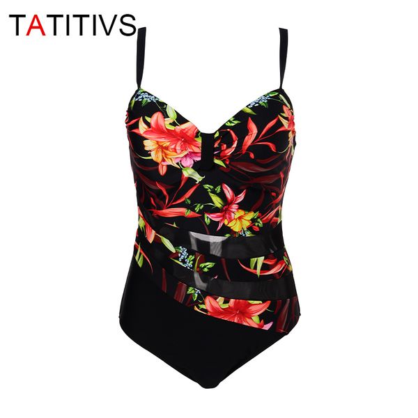 tatitivs floral one piece swimsuit mesh bodysuit women summer beach bathing suit monokini plus size swimwear 2xl-6xl y200824, White;black
tatitivs floral one piece swimsuit mesh bodysuit women summer beach bathing suit monokini plus size swimwear 2xl-6xl y200824, White;black