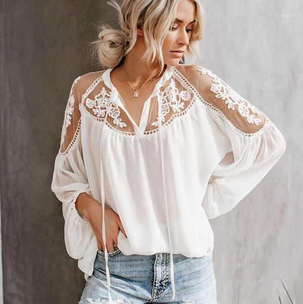 ladies sunscreen shirt summer new lace pullover blouse lace chiffon shirt female blouse bubble sleeve women's clothing f1971, White
ladies sunscreen shirt summer new lace pullover blouse lace chiffon shirt female blouse bubble sleeve women's clothing f1971, White