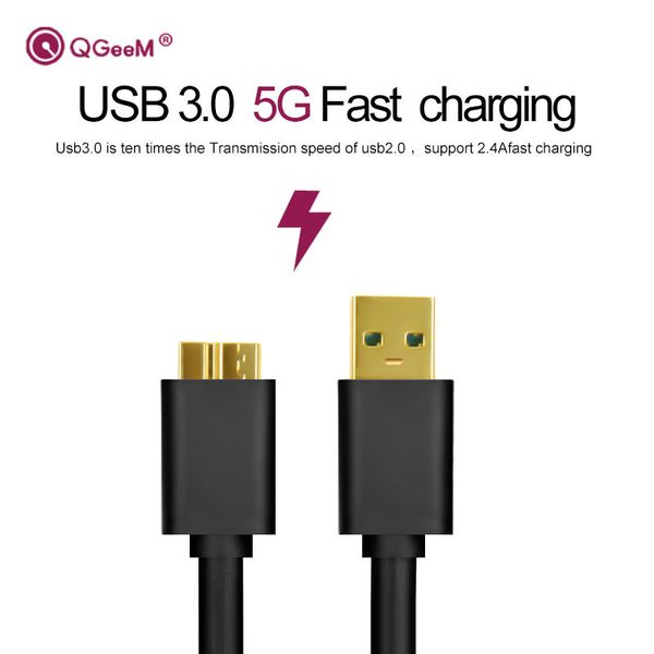 3.0 qgeem type a to micro b for external hard drive disk samsung s5 note3 usb hdd data cable
3.0 qgeem type a to micro b for external hard drive disk samsung s5 note3 usb hdd data cable