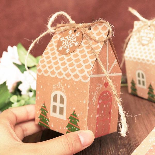 creative house shape christmas candy gift bags with ropes xmas cookie bags christmas guests packaging boxes party decor
creative house shape christmas candy gift bags with ropes xmas cookie bags christmas guests packaging boxes party decor