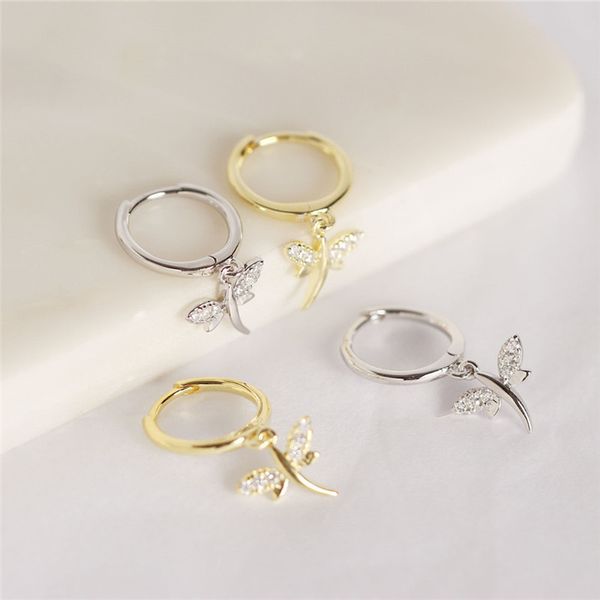 februaryfrost brand designer 100% 925 sterling silver insect dragonfly pendant stud earrings for women fashion designer women lovely earring, Golden;silver
februaryfrost brand designer 100% 925 sterling silver insect dragonfly pendant stud earrings for women fashion designer women lovely earring, Golden;silver