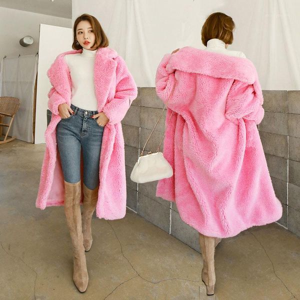 women's fur & faux 5 colors 2021 winter thick warm coat women medium long lamb jacket sleeve fashion streetwear overcoat1, Black
women's fur & faux 5 colors 2021 winter thick warm coat women medium long lamb jacket sleeve fashion streetwear overcoat1, Black